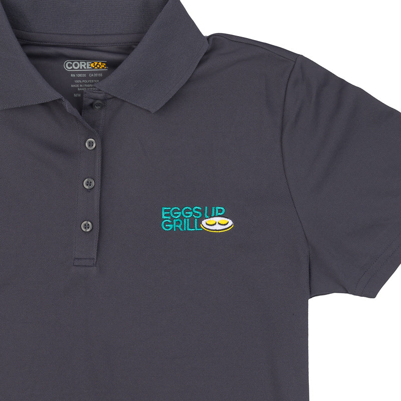 Women's Core Performance Polo Carbon Eggs Up Gear